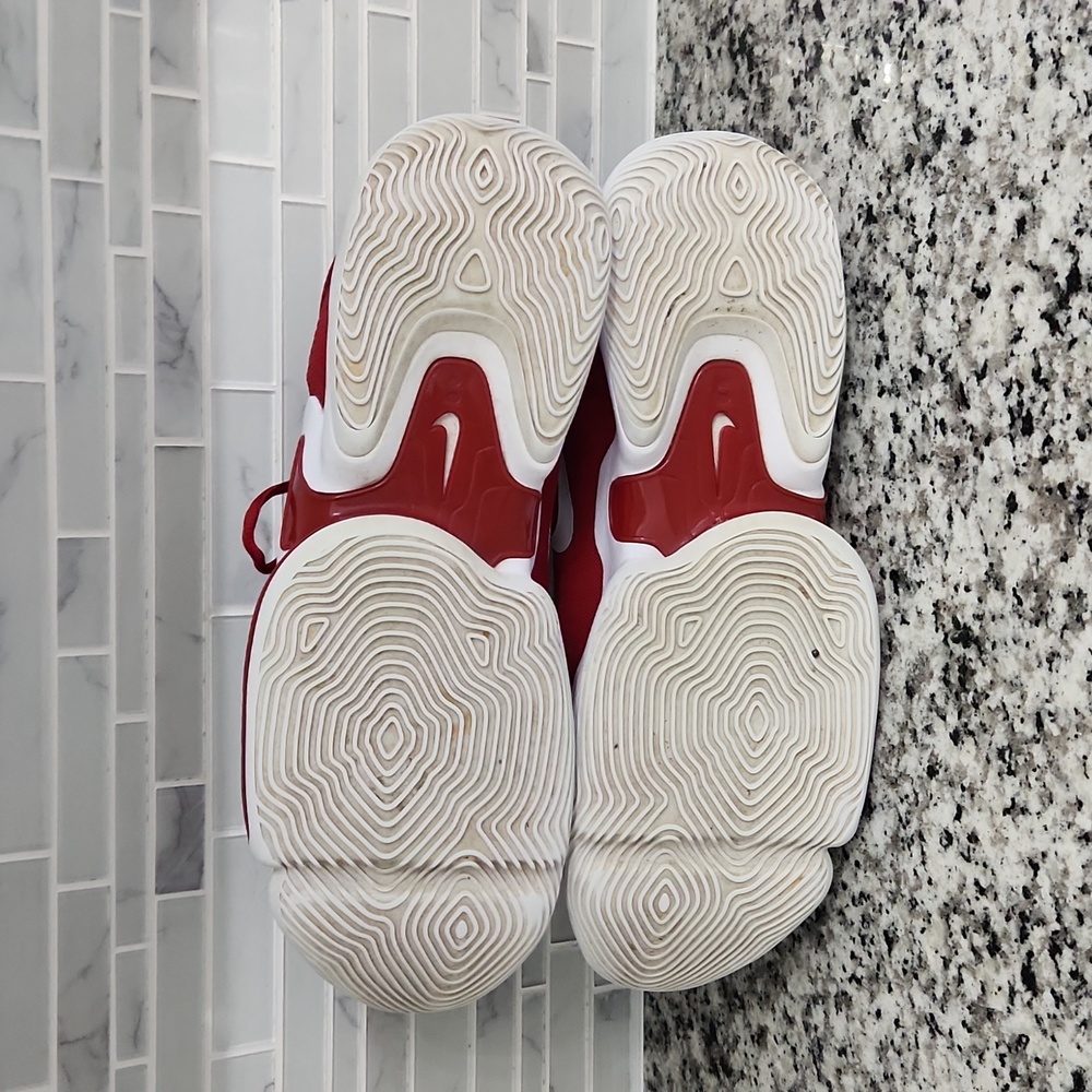 Red & White Nike Air Zoom Rize 2 TB Basketball Shoes sz 17 - CZ5023-602 sneakers - Picture 6 of 7